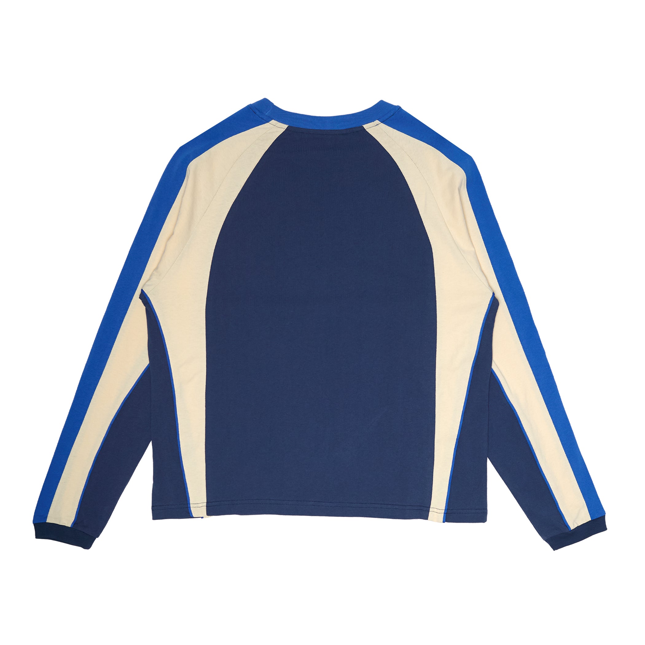 トップス PANEL BORDER S/S T-SHIRT (NAVY) Panel Long Sleeve - Navy – WKND SKATEBOARDS