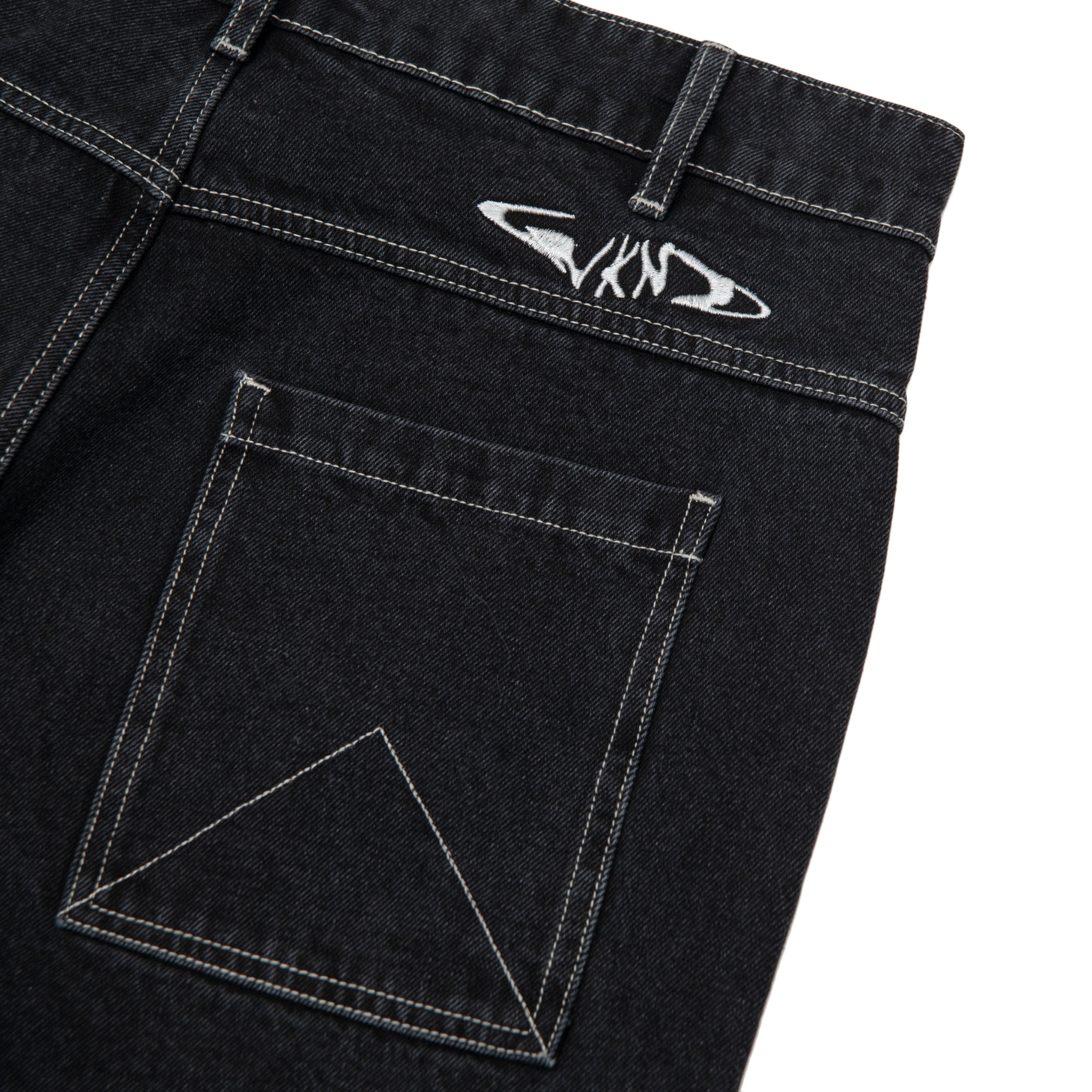 Gene's Jeans - Black Wash Denim – WKND SKATEBOARDS