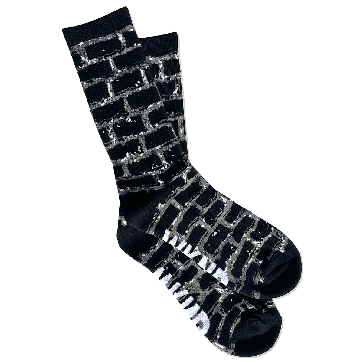 Brick Socks - Black / Charcoal / Light Grey