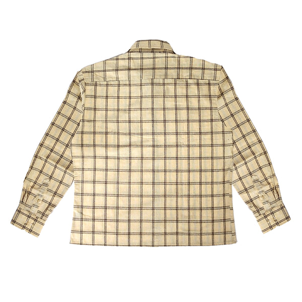 DJ Shirt - Off White Plaid