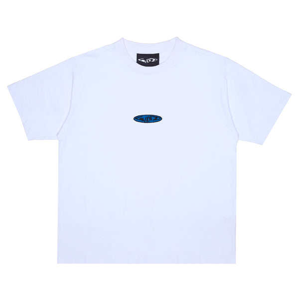 Fishbone Emblem Tee - White