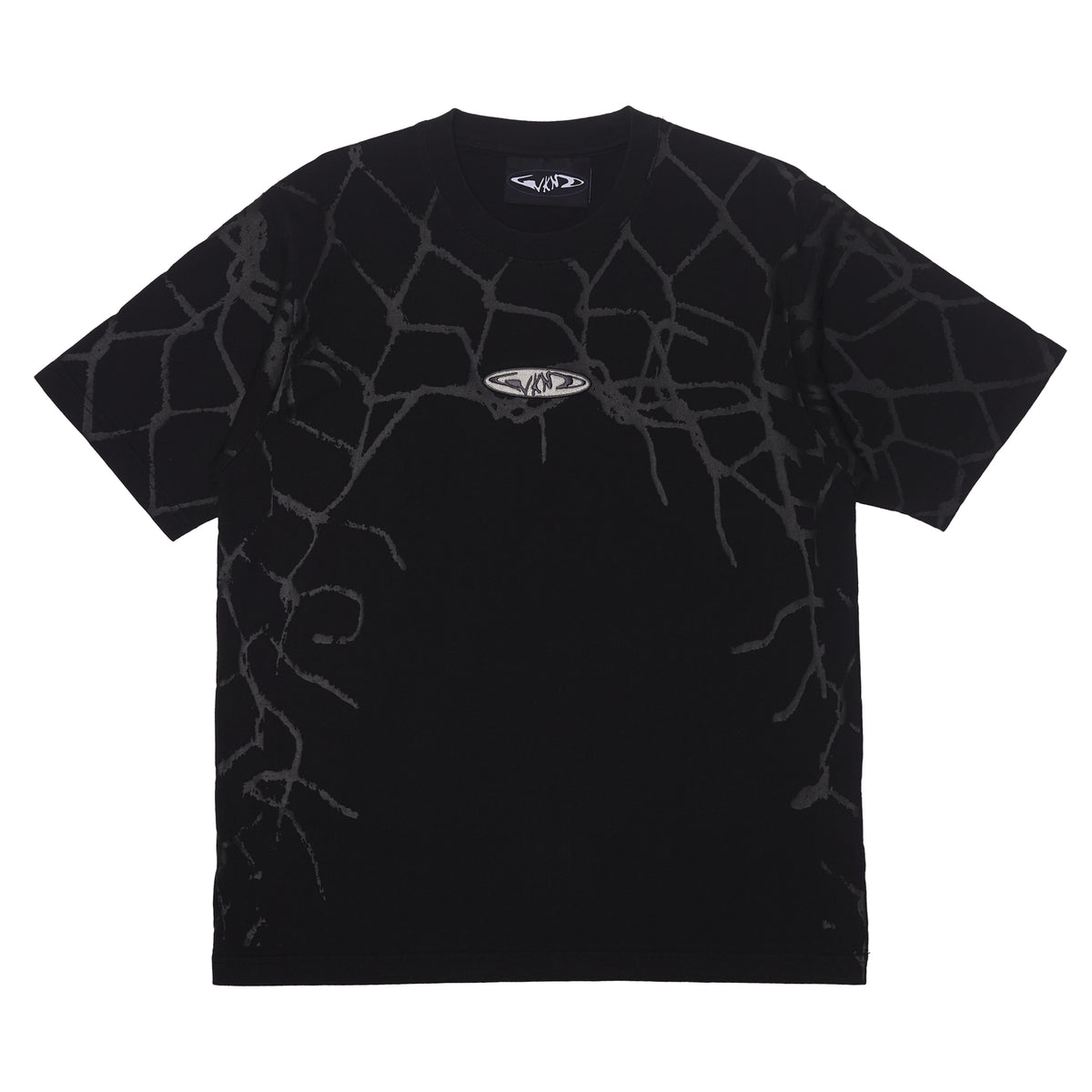 Fishbone Emblem Tee - Black