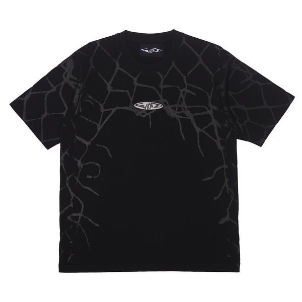 Fishbone Emblem Tee - Black