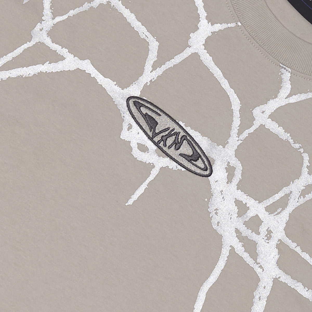 Fishbone Emblem Tee - Mist