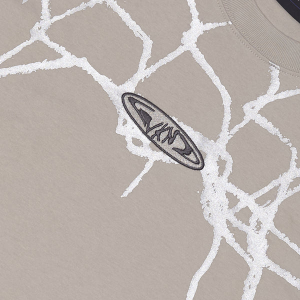 Fishbone Emblem Tee - Mist