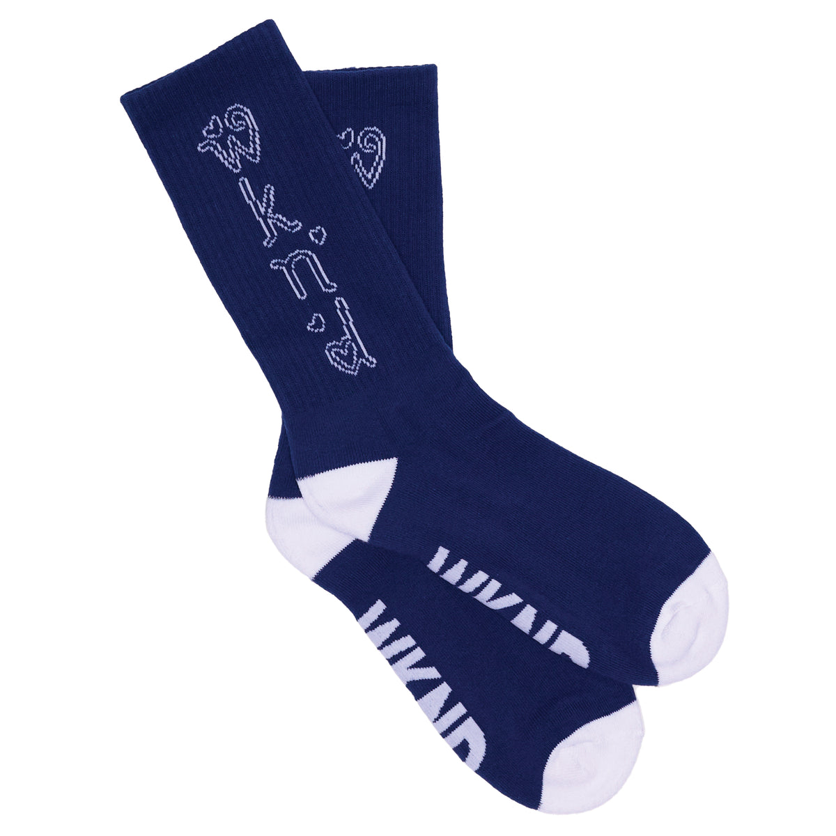Heart Socks - Navy