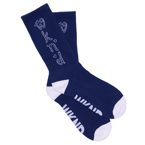 Heart Socks - Navy