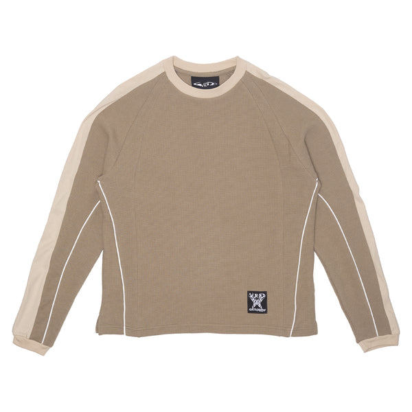 Panel Long Sleeve - Off White – WKND SKATEBOARDS