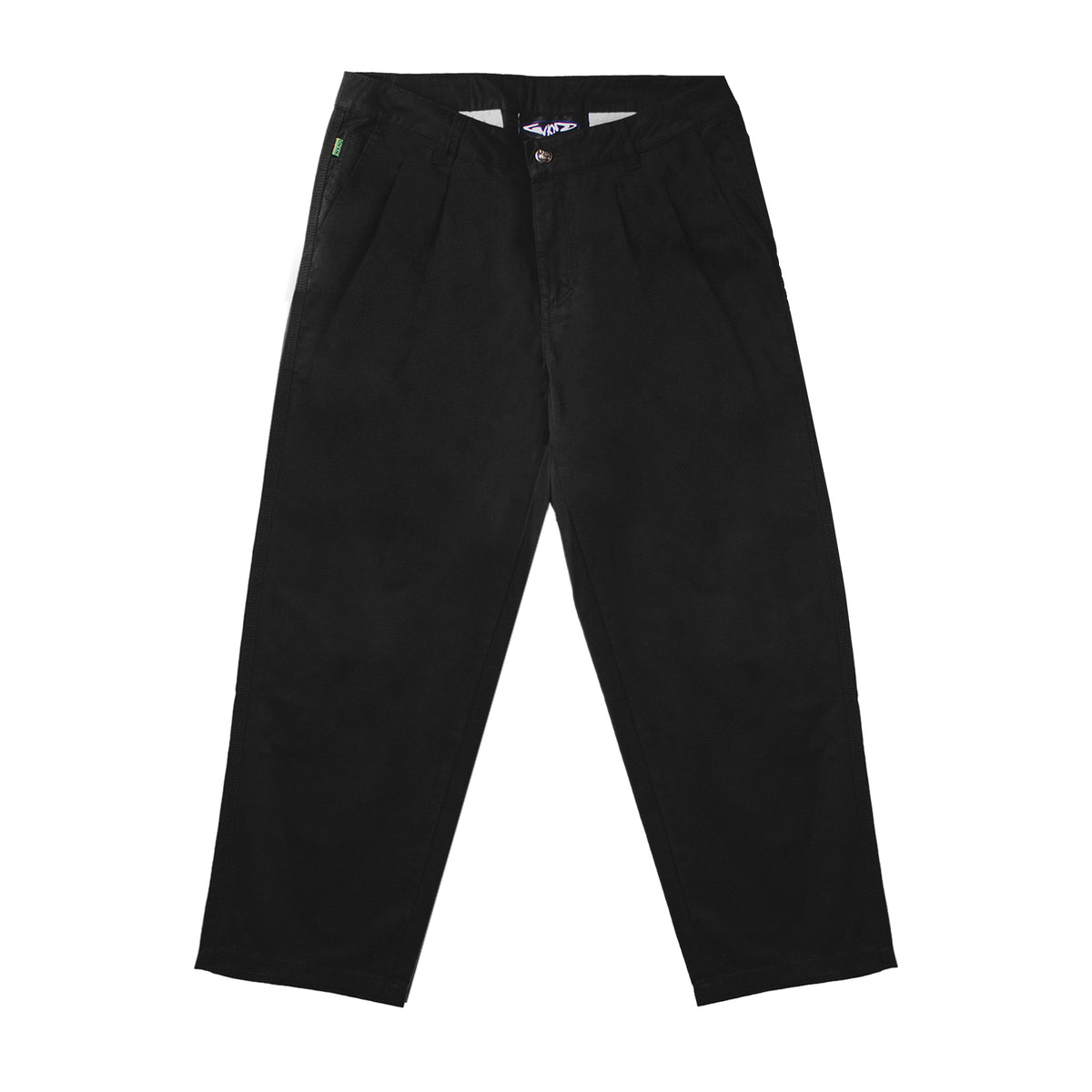 Pleated Tubes Pant - Black