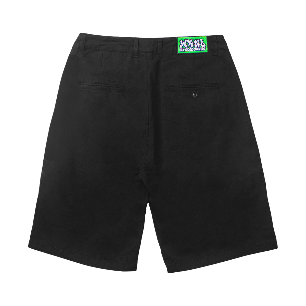 Pleated Tubes Shorts - Black