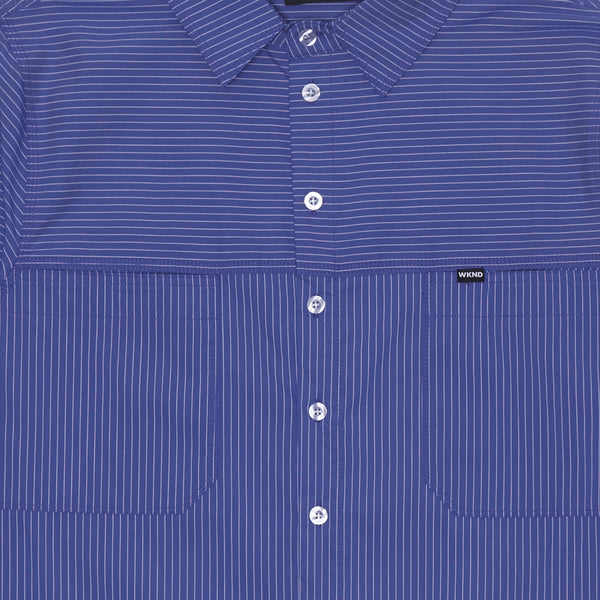 RR Shirt - Blue Office Stripes