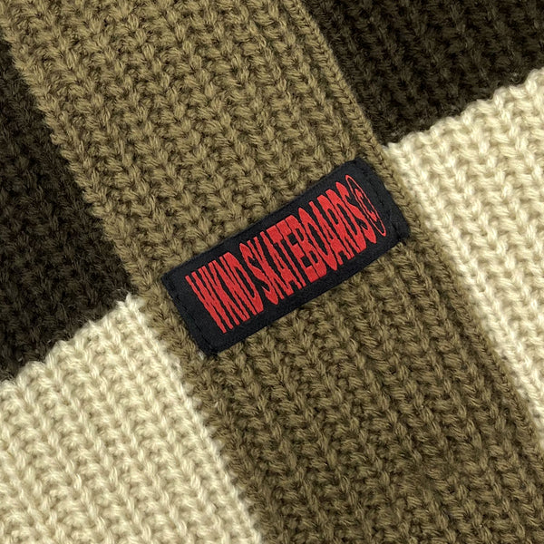 Knit Jumper - Brown Stripe