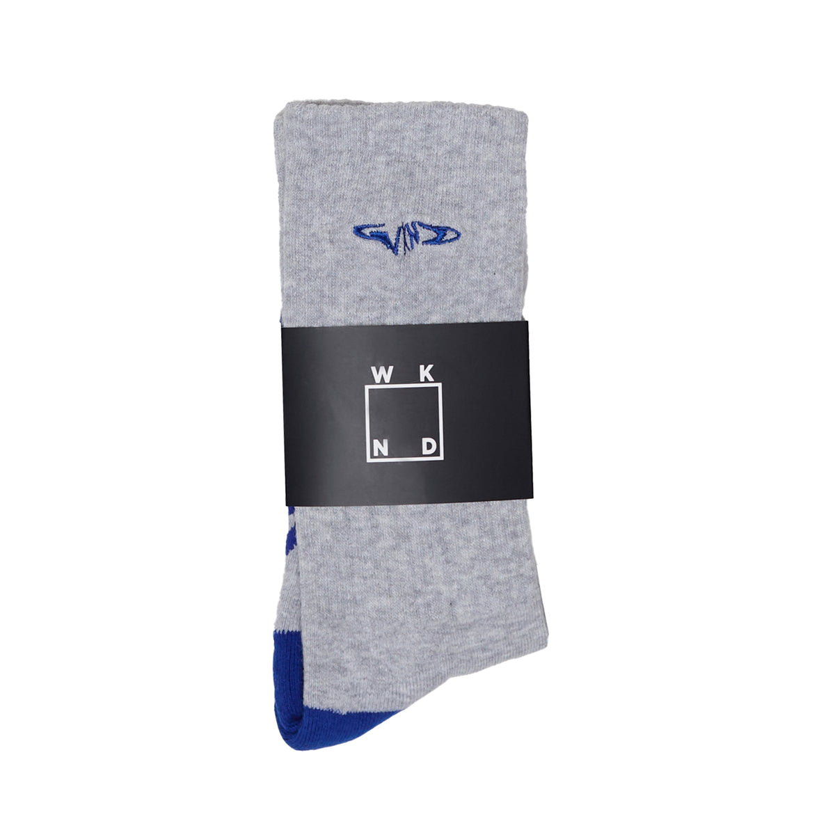 Fishbone Sock - Heather Grey