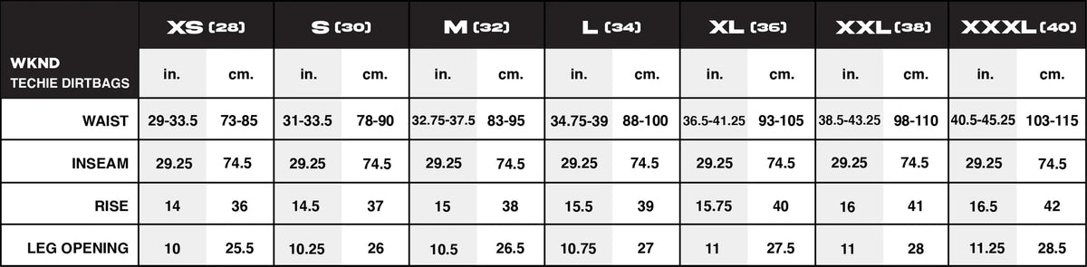 Techie Dirtbags - Black Ripstop