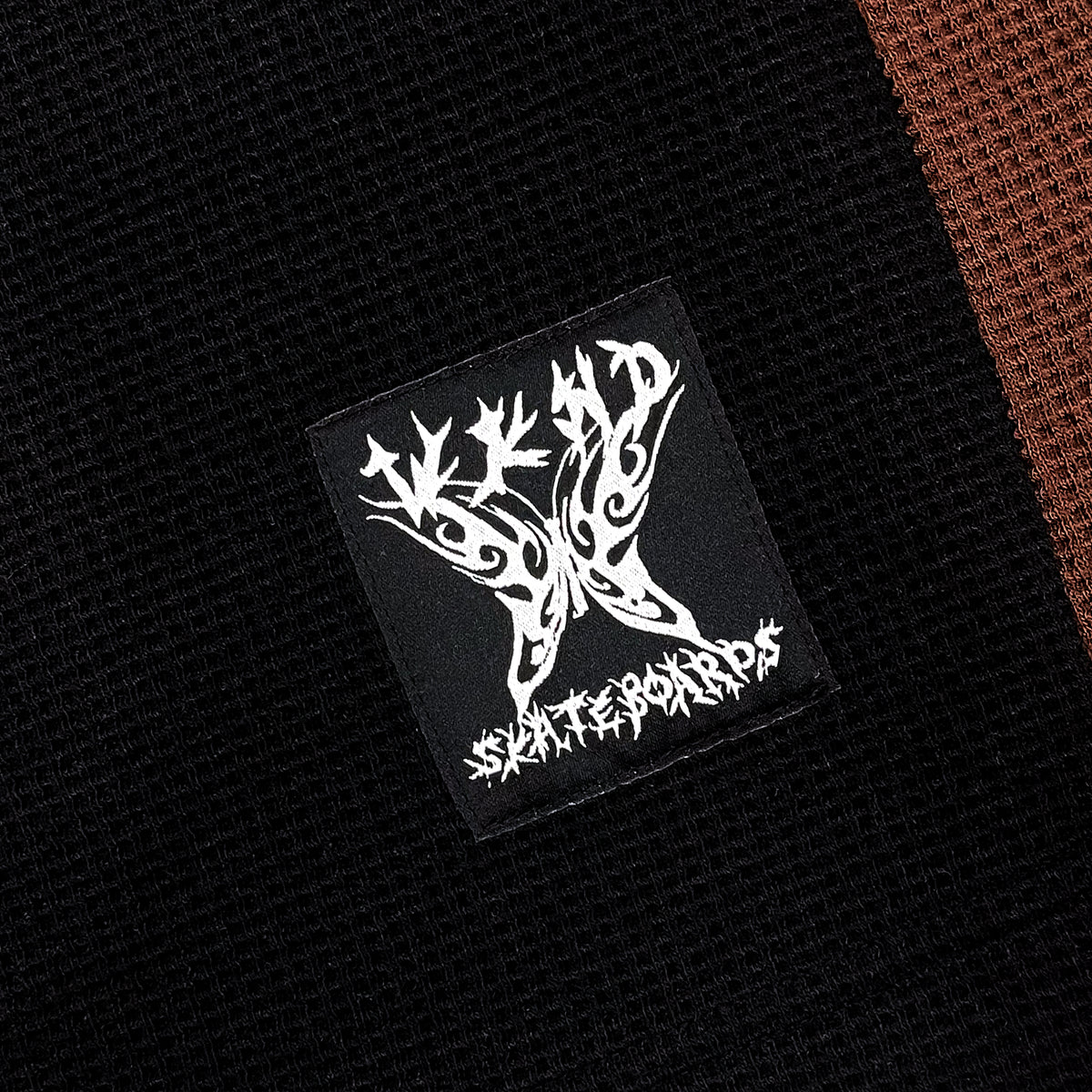 Panel Long Sleeve - Black/Brown