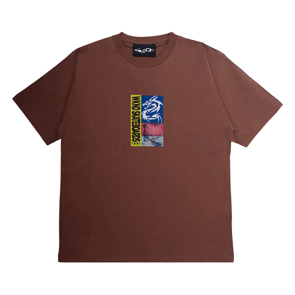 Triptych Tee - Brown