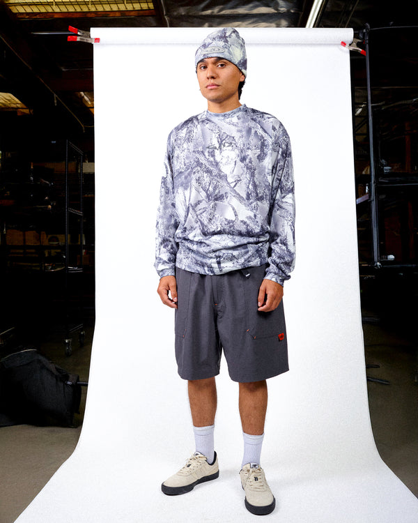Camo Long Sleeve - Silver