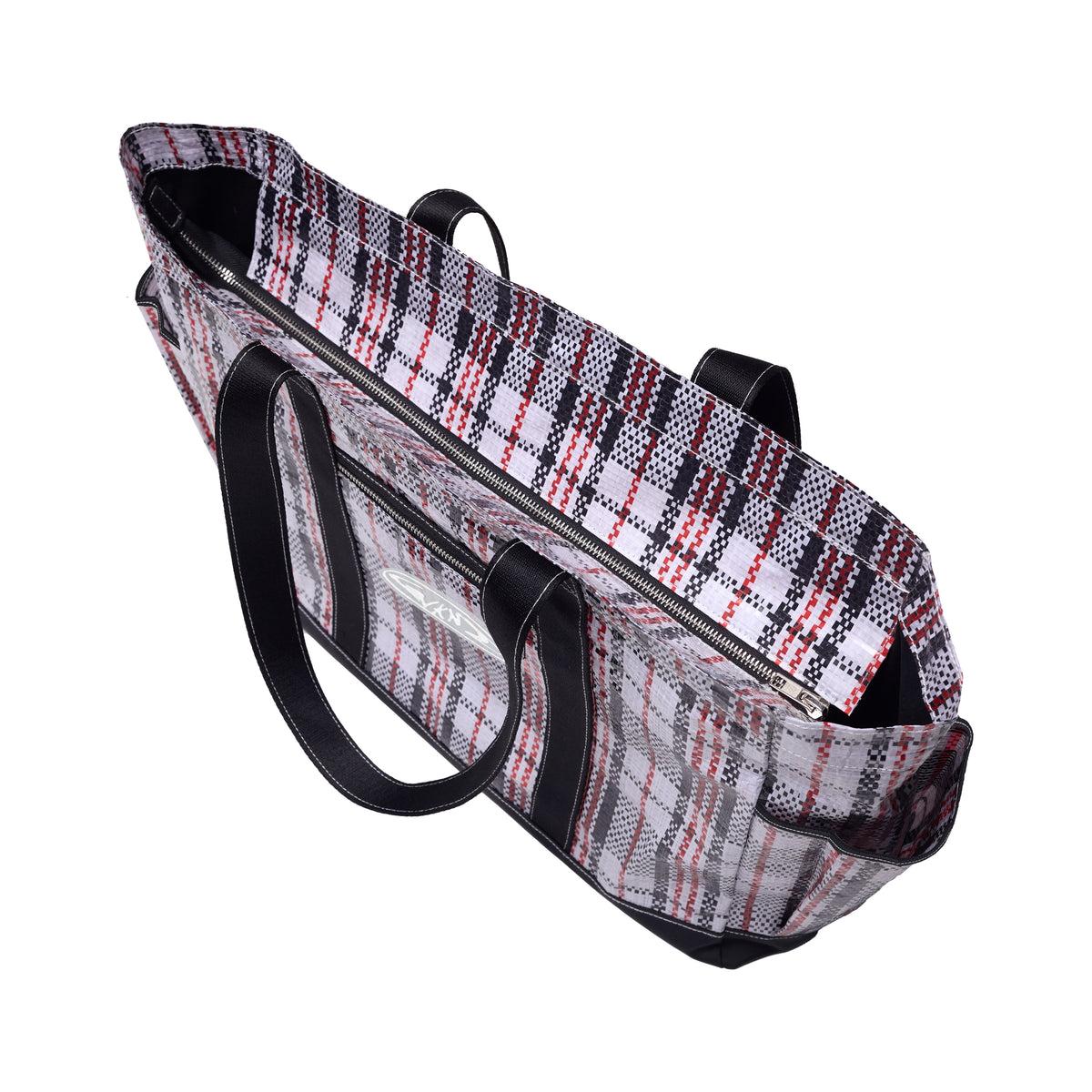 Chopped Tote - Crinkle Plaid