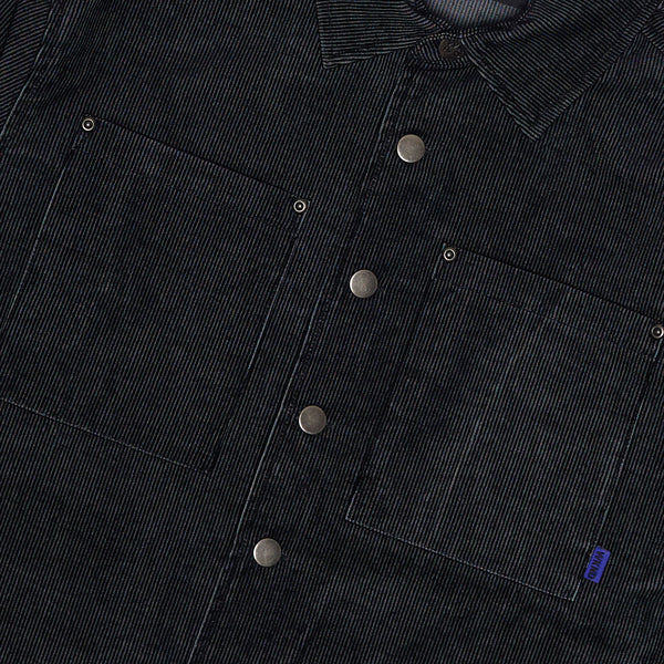 Major Cord Button Up - Black
