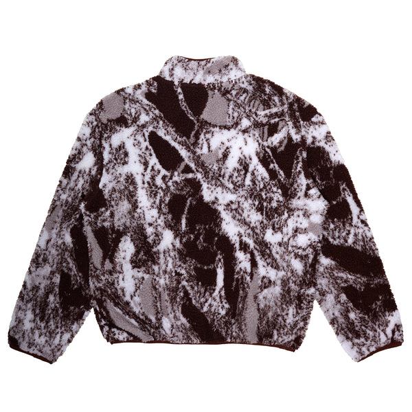 Temple Fleece Jacket - Camo Brown