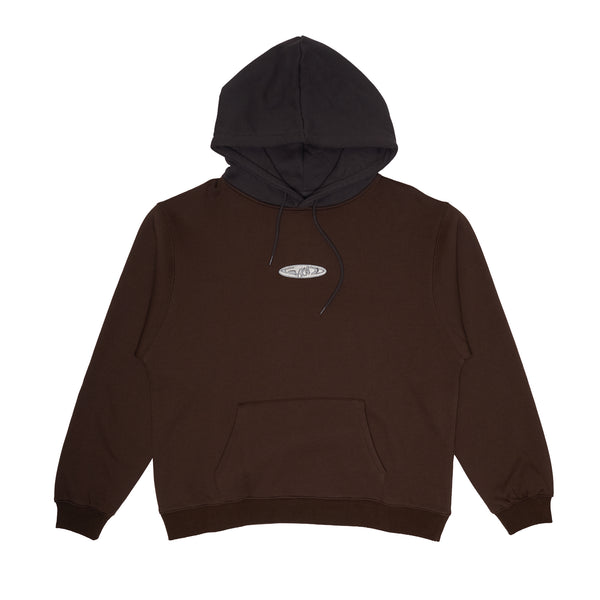 Two Tone Hoodie - Brown / Black – WKND SKATEBOARDS