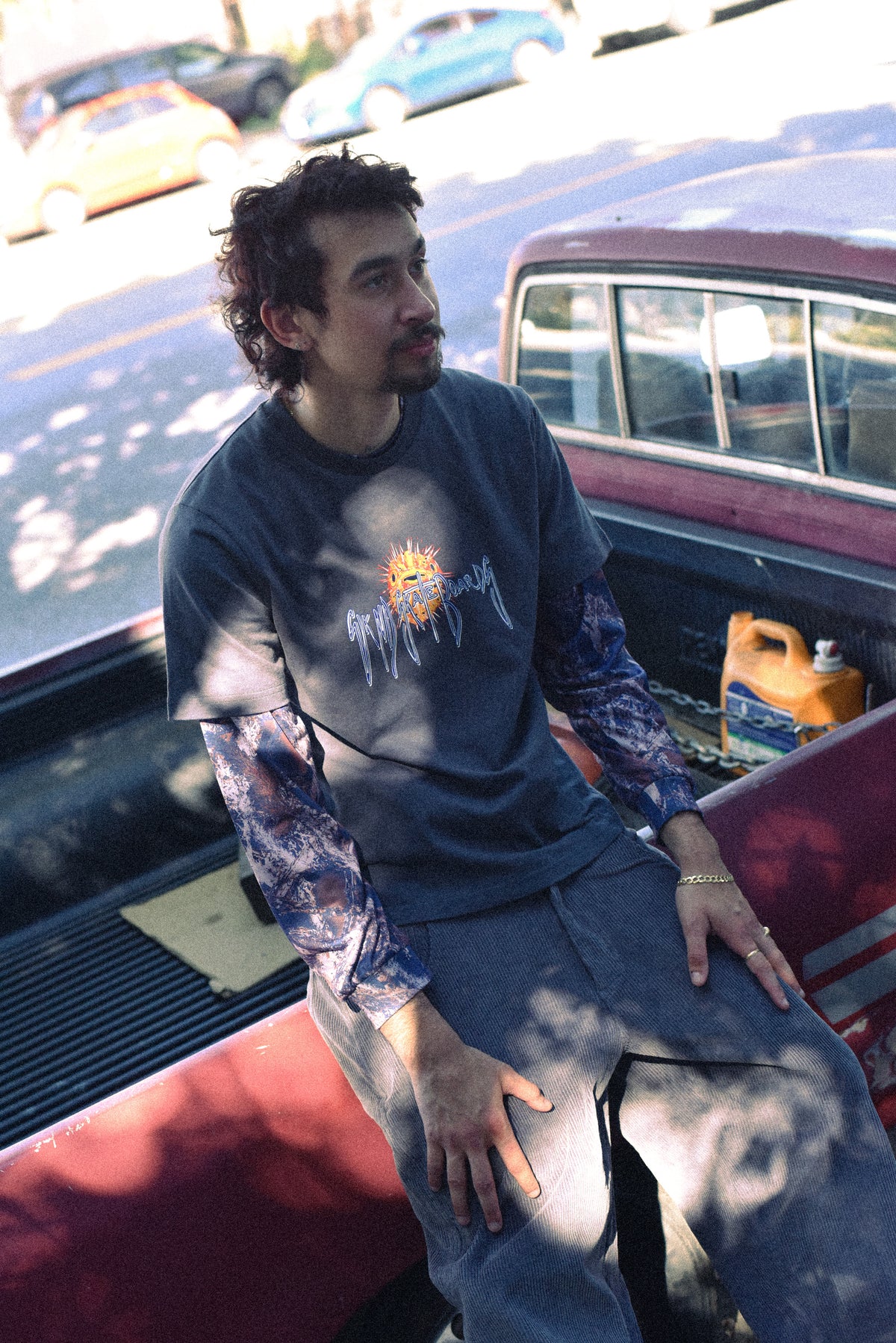 Camo Long Sleeve - Grape