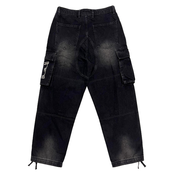Techie Jeans - Washed Black Denim