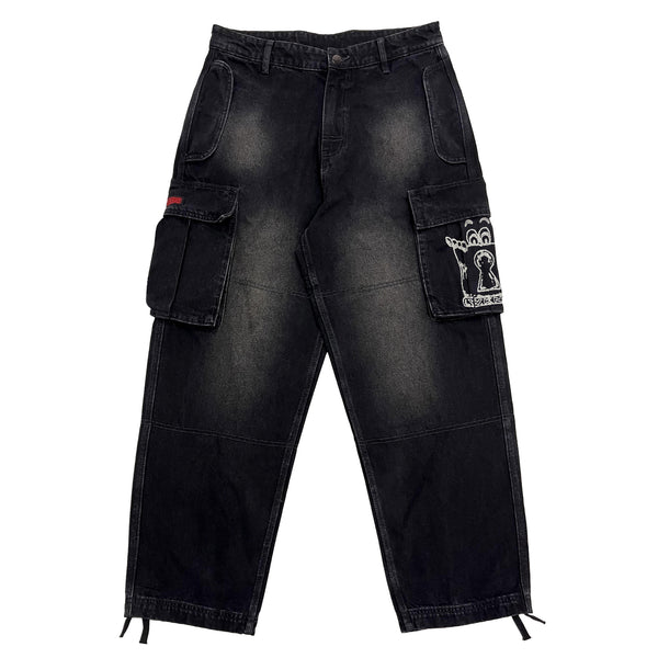 Techie Jeans - Washed Black Denim