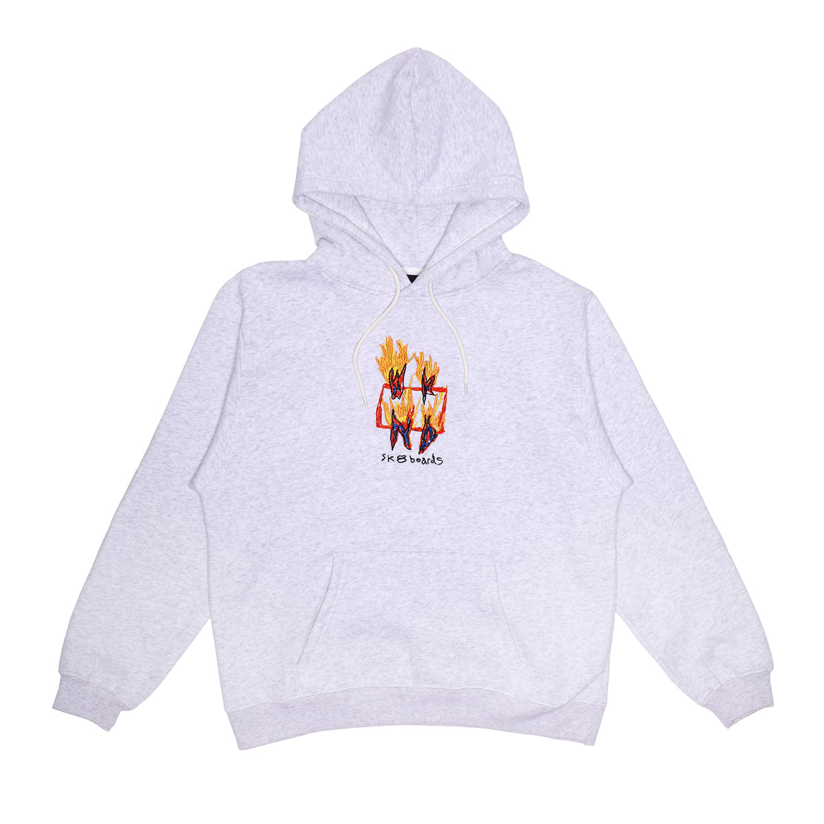 Ashed Out Hoodie - Heather Grey