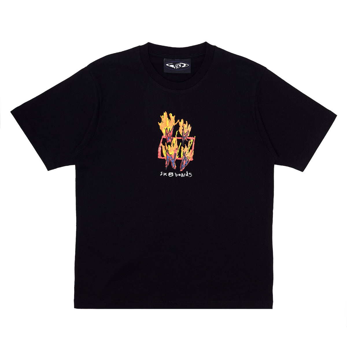 Ashed Out Tee - Black
