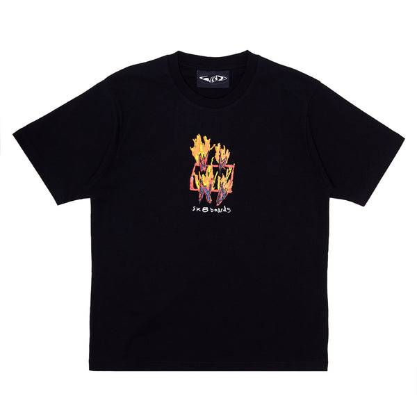 Ashed Out Tee - Black