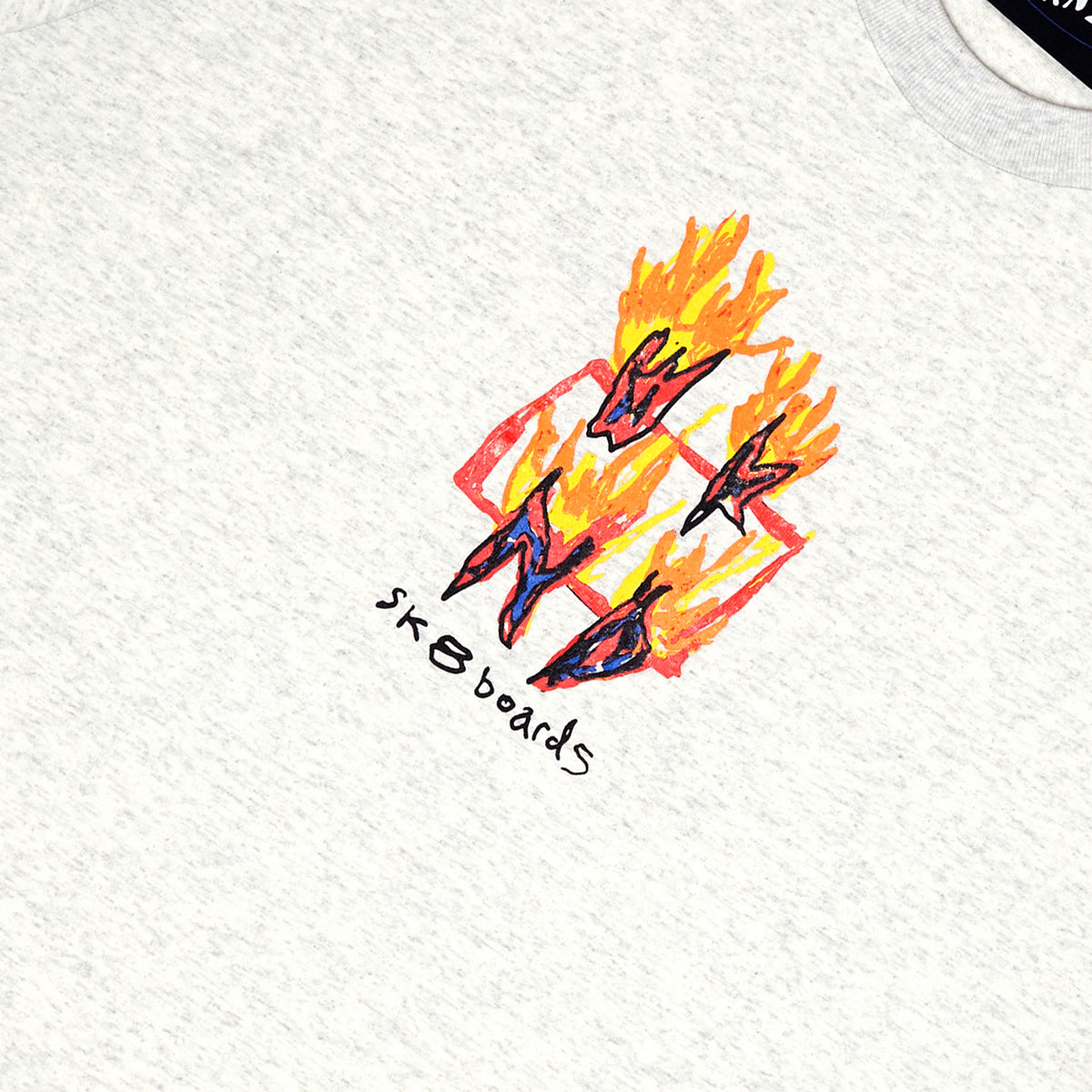 Ashed Out Tee - Light Heather