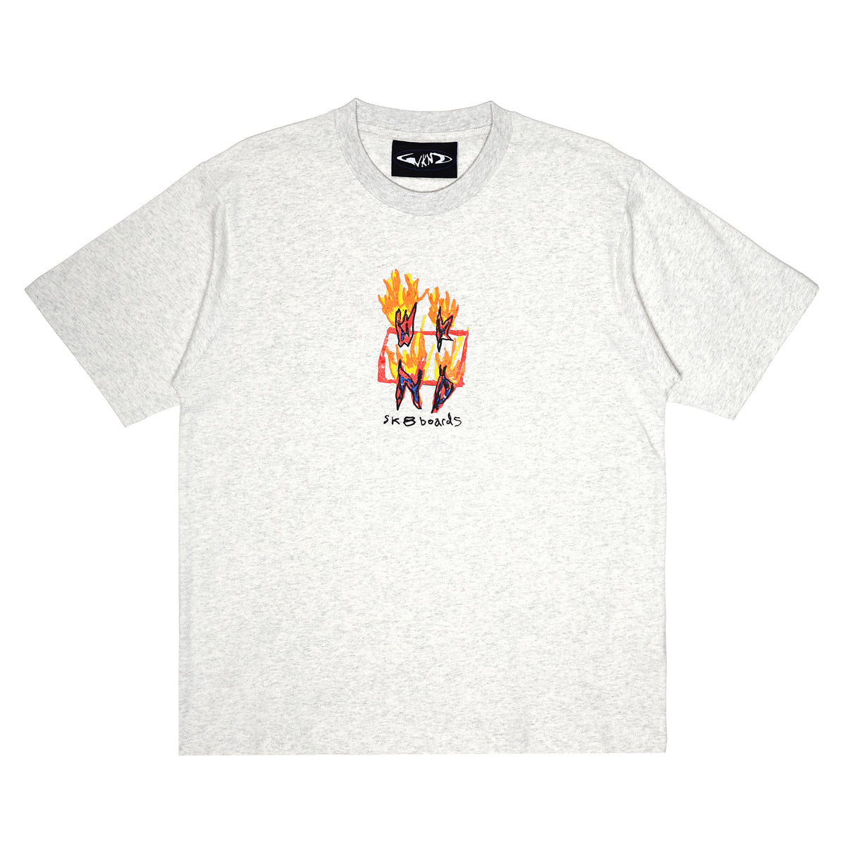 Ashed Out Tee - Light Heather