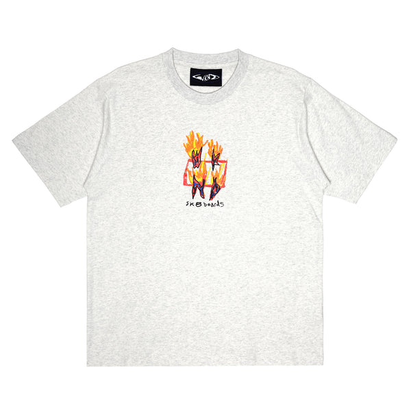 Ashed Out Tee - Light Heather