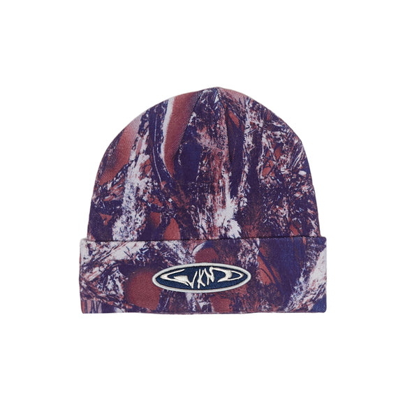 Camo Beanie - Grape