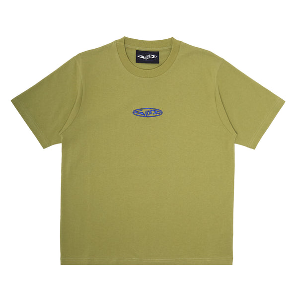 3D Fishbone Tee - Light Olive
