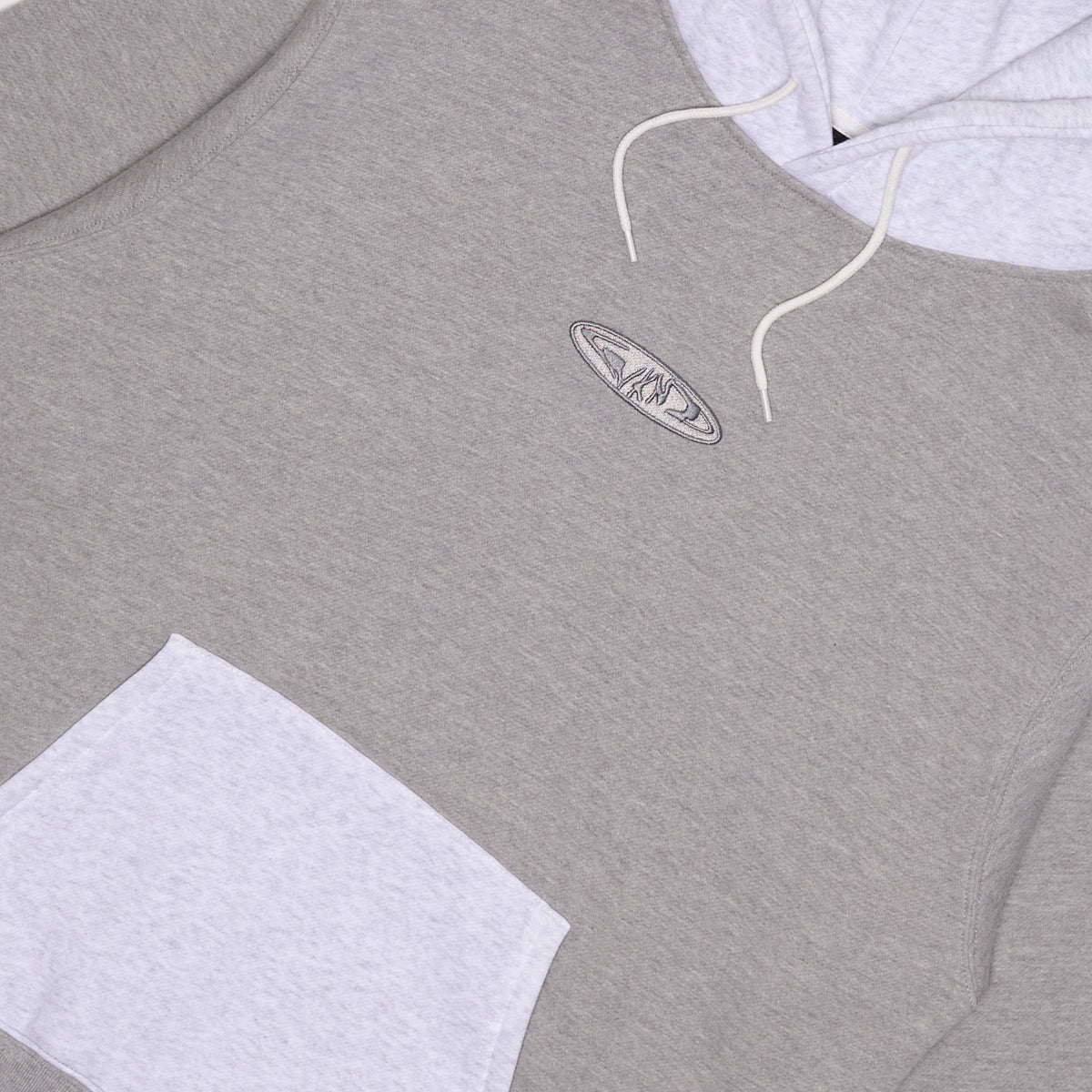 Two Tone Hoodie - Dark Heather / Heather