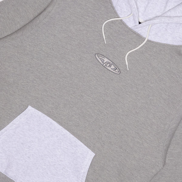 Two Tone Hoodie - Dark Heather / Heather