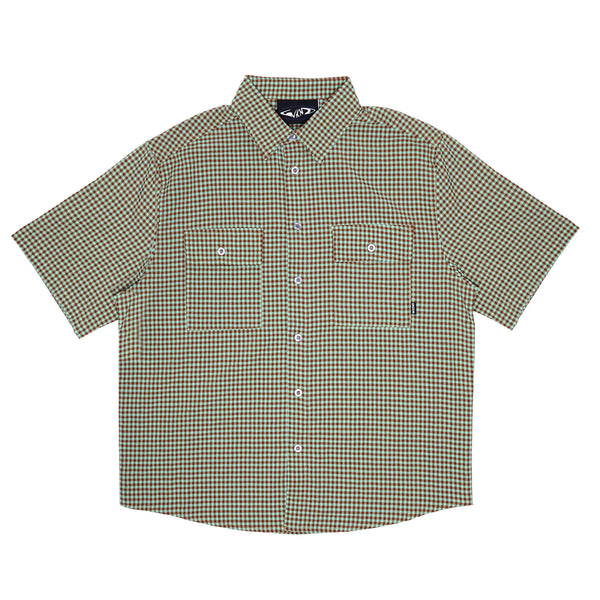 Wilson Shirt - Teal / Brown
