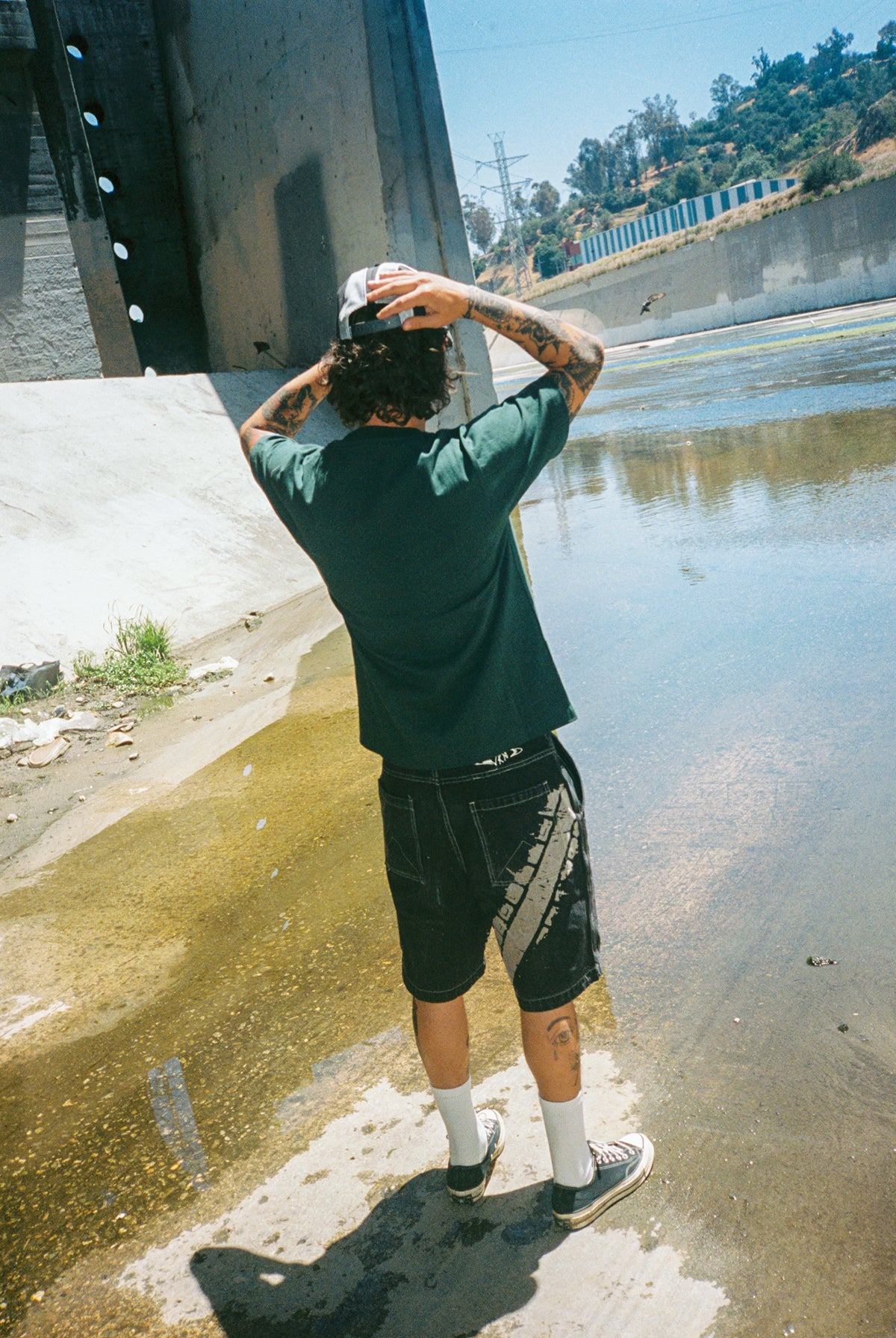 Gene's Jean Shorts - Black Tire