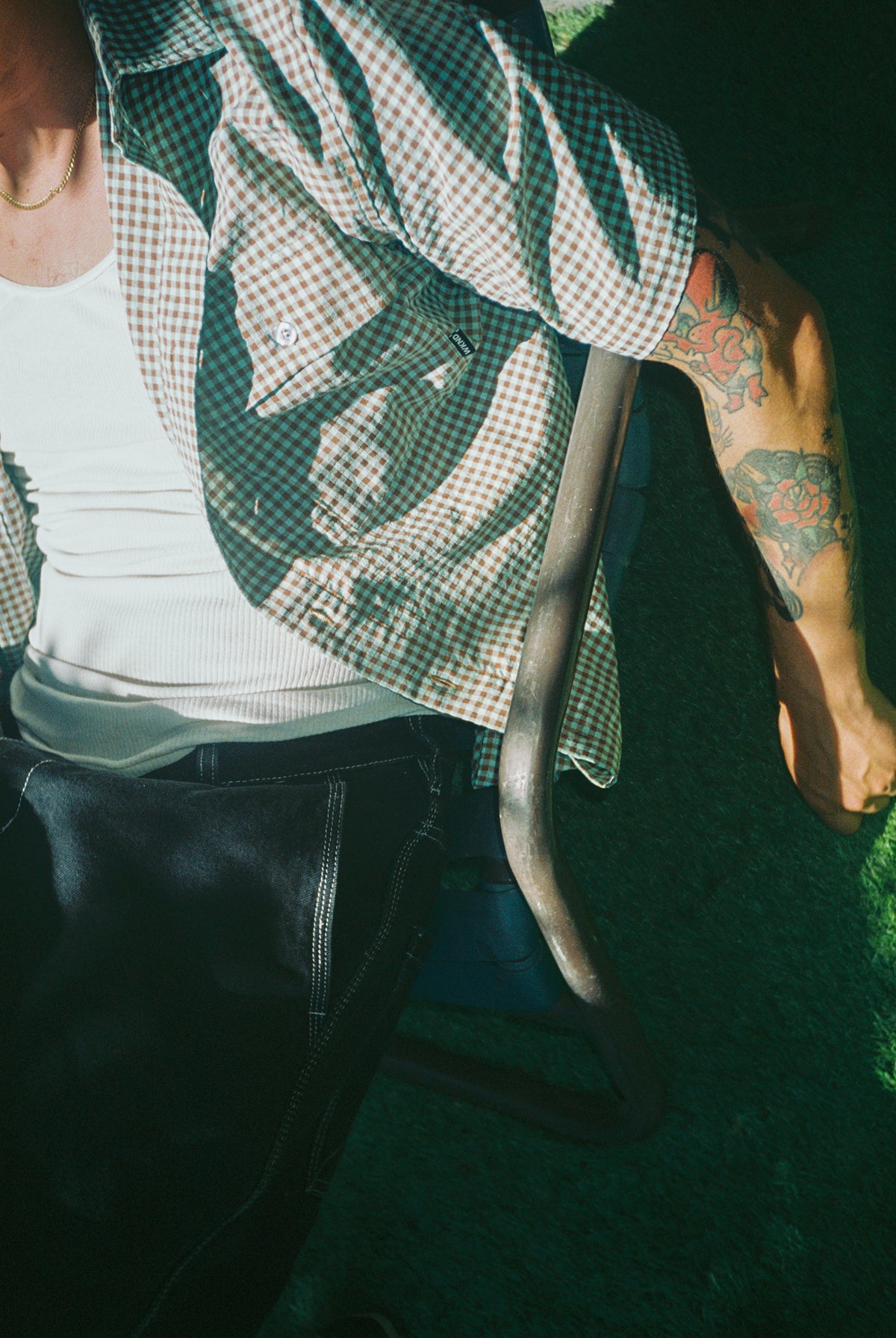 Wilson Shirt - Teal / Brown