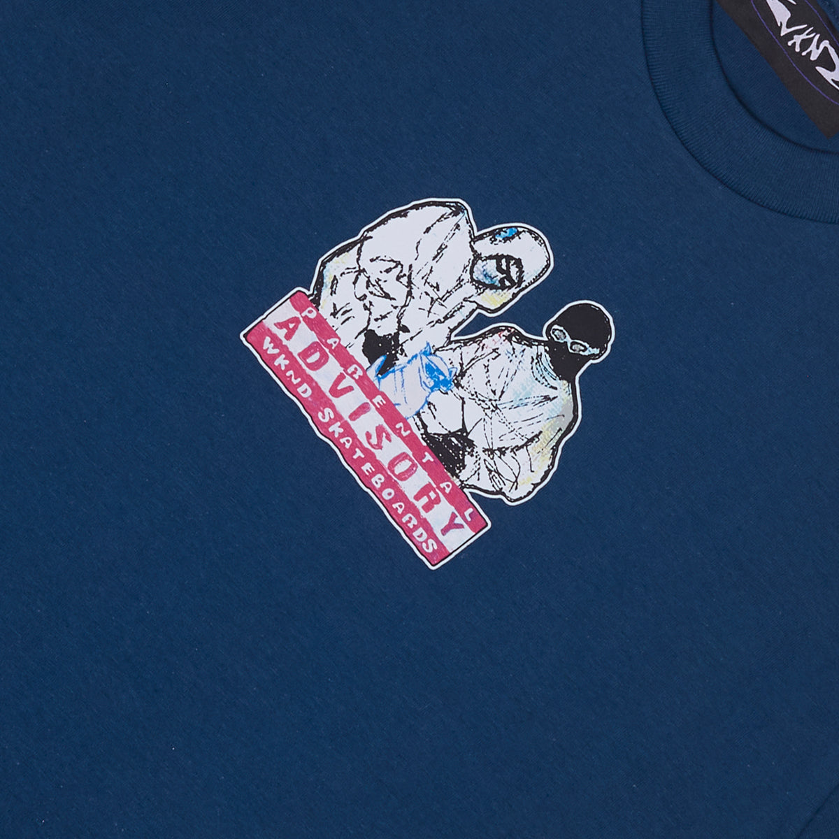 Advisory Tee - Mono Blue