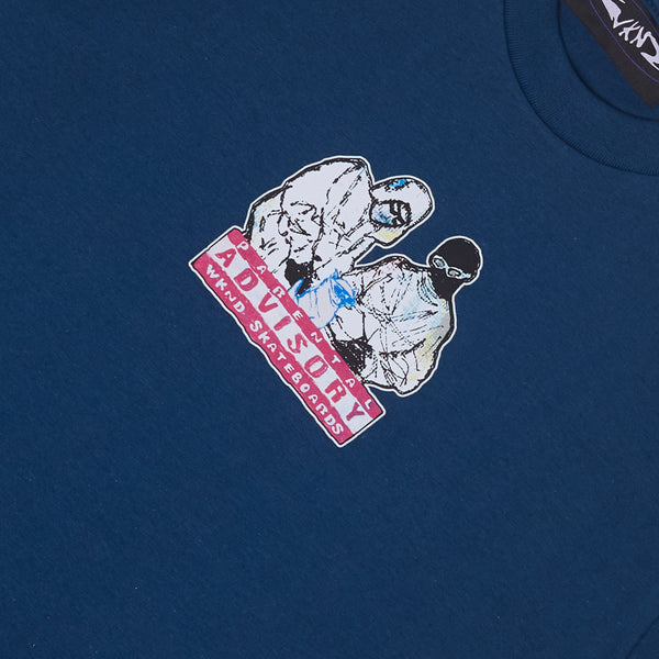 Advisory Tee - Mono Blue