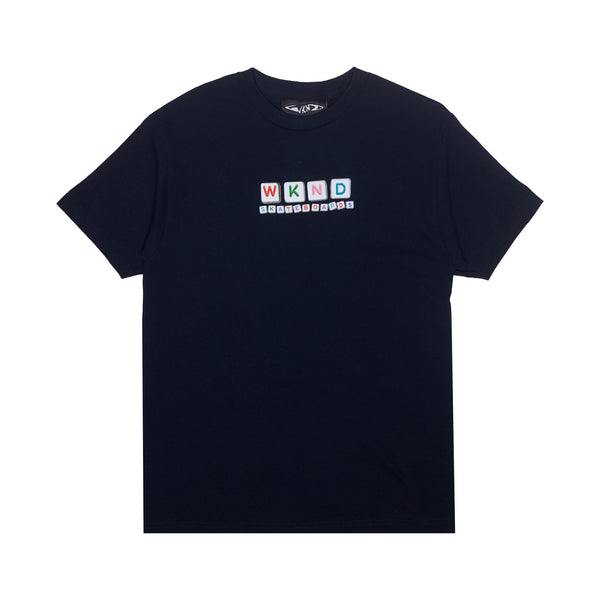 Beads Tee - Navy