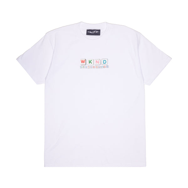 Beads Tee - White
