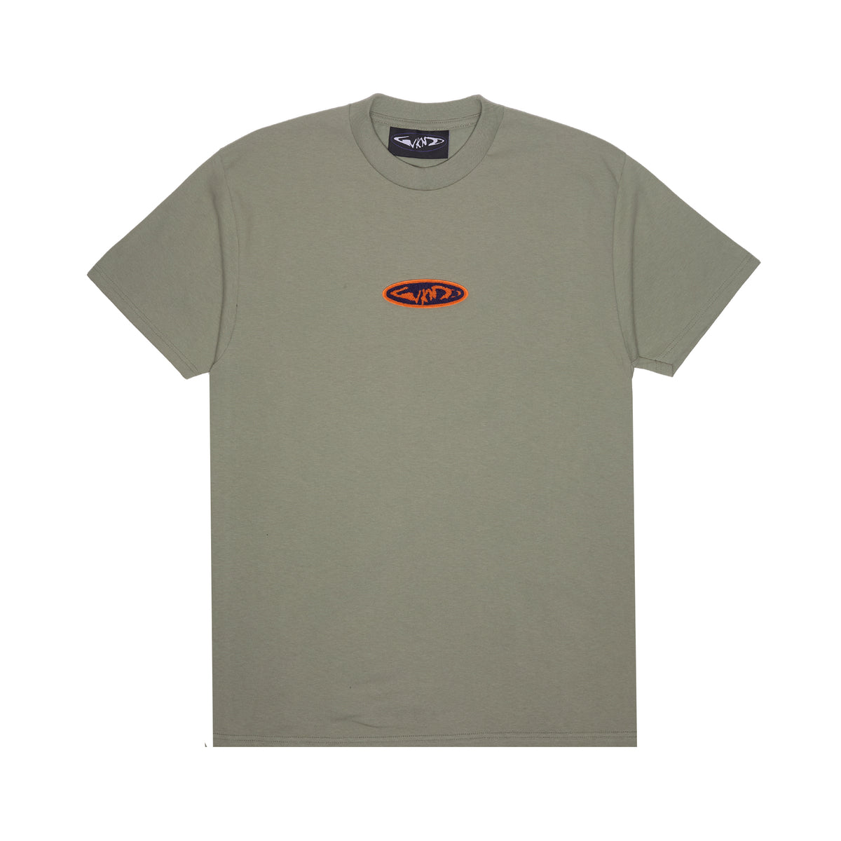 Fishbone Chenille Patch Tee - Jade