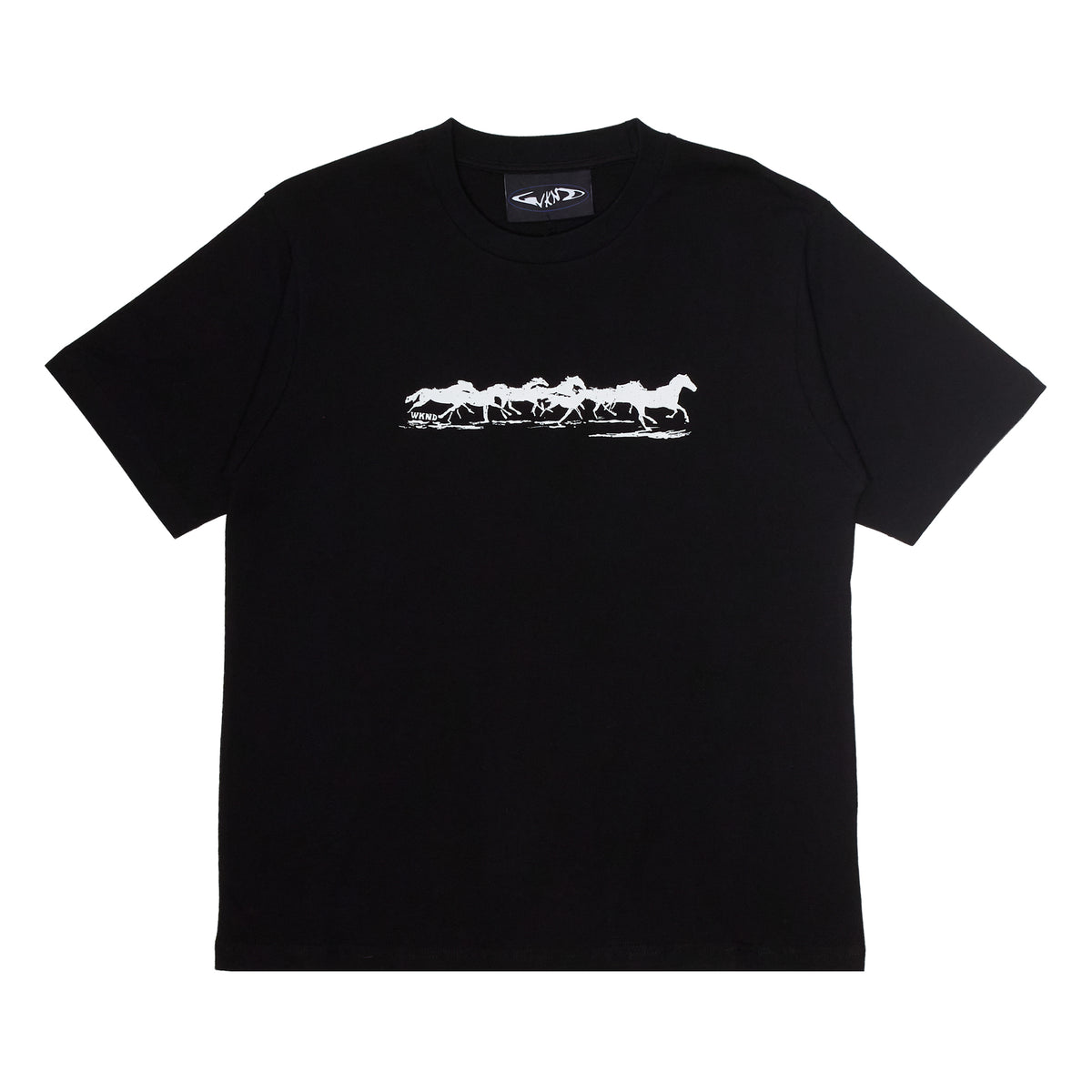 Silver Stallion Tee - Black
