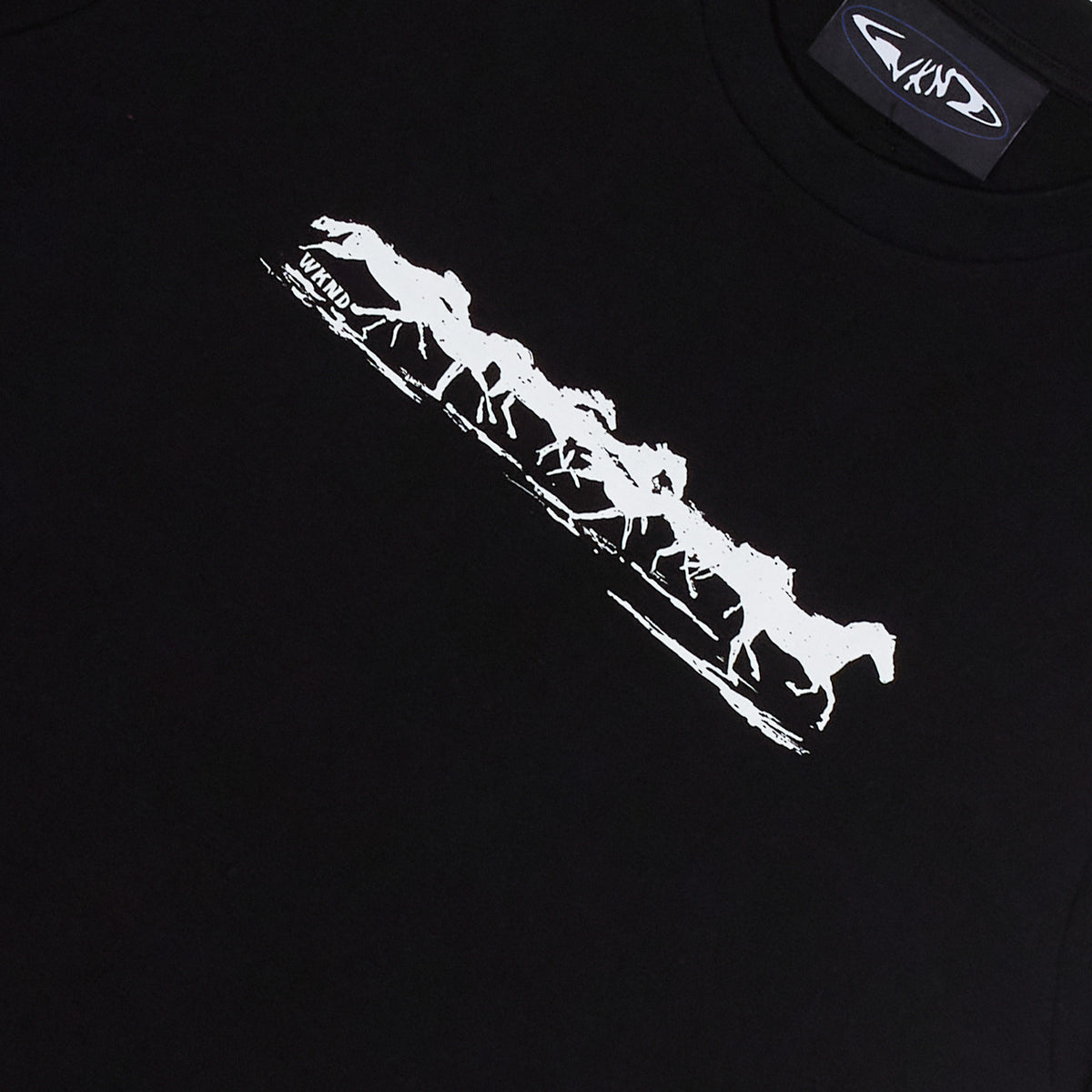 Silver Stallion Tee - Black