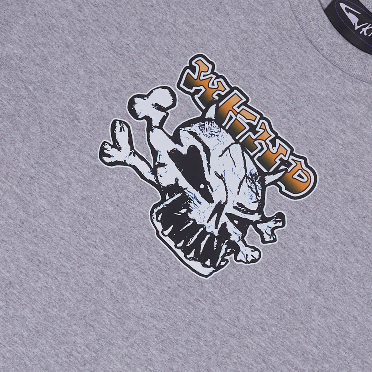 Skull Tee - Overcast Grey