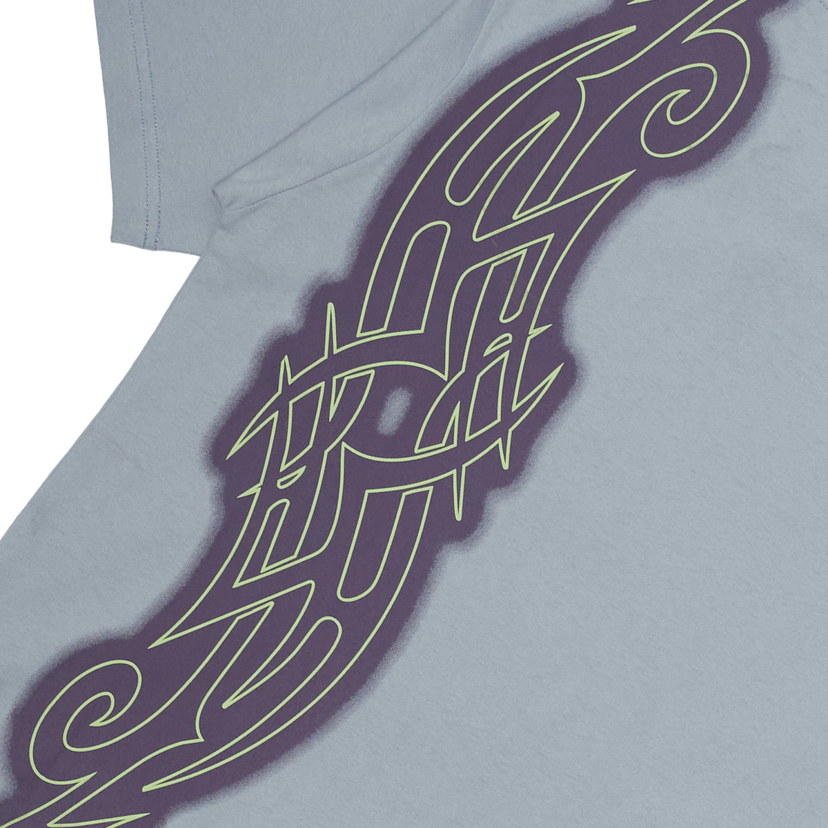Huldra Script Tee - Blue